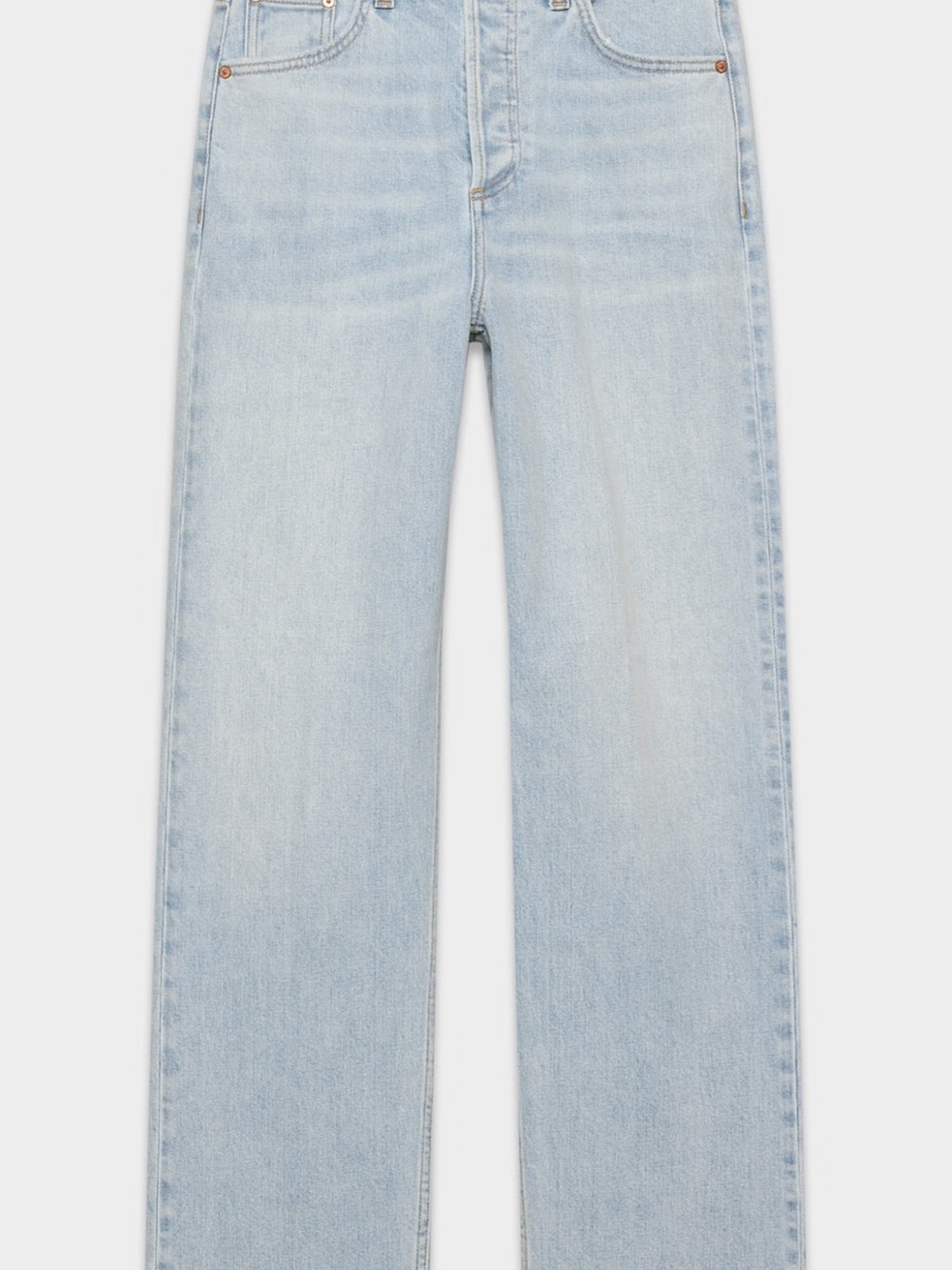 Aritzia Light Blue Straight Leg Jeans